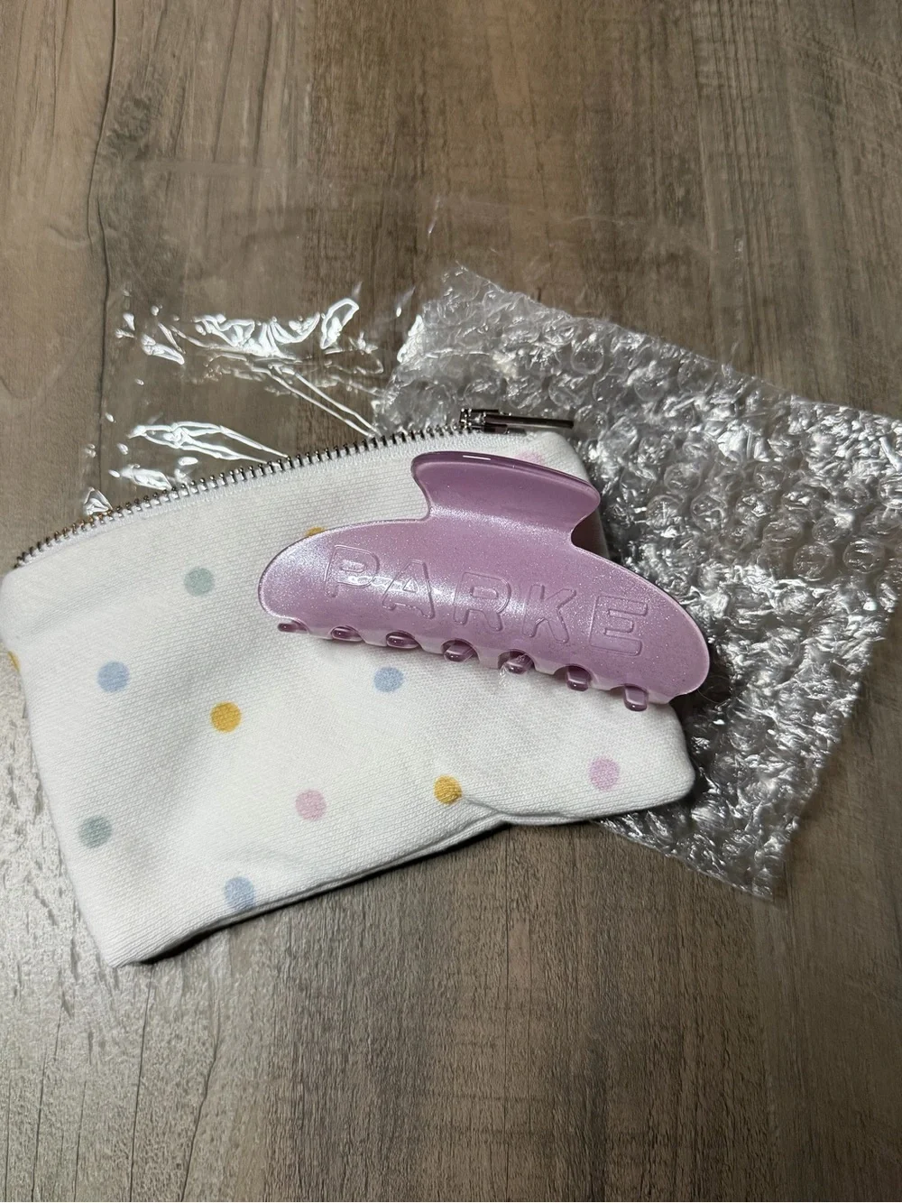 NEW PARKE Purple Sparkle Claw Clip *Birthday Drop*